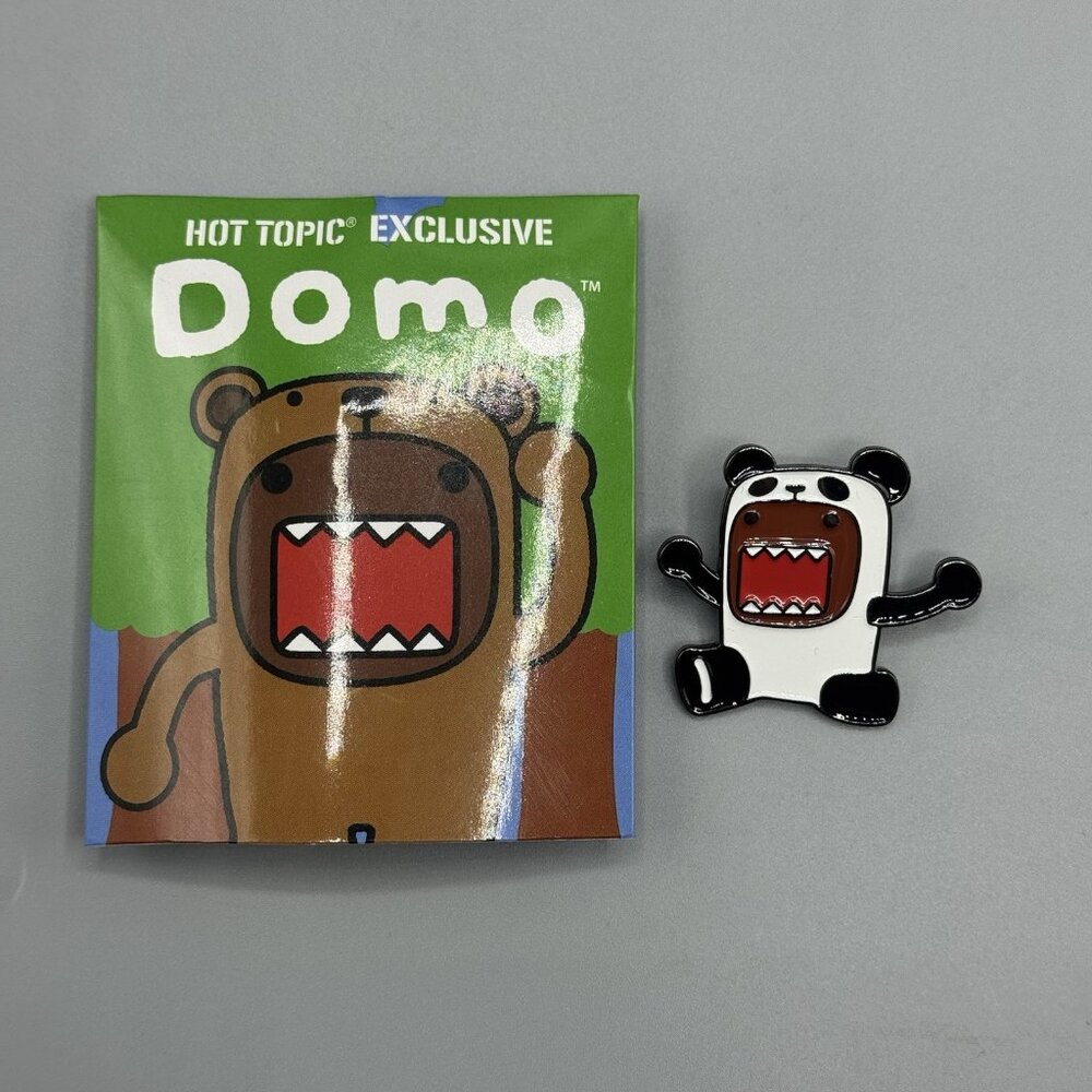Domo Animal Costume Blind Bag Enamel Pin PANDA New Open Box